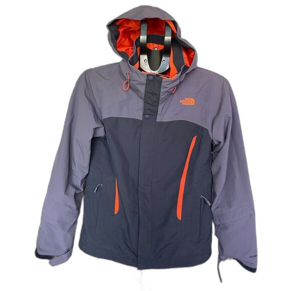 The North Face Womens Triclimate Hyvent Grey Orange Spring Winter Jacket Size S - Picture 1 of 10